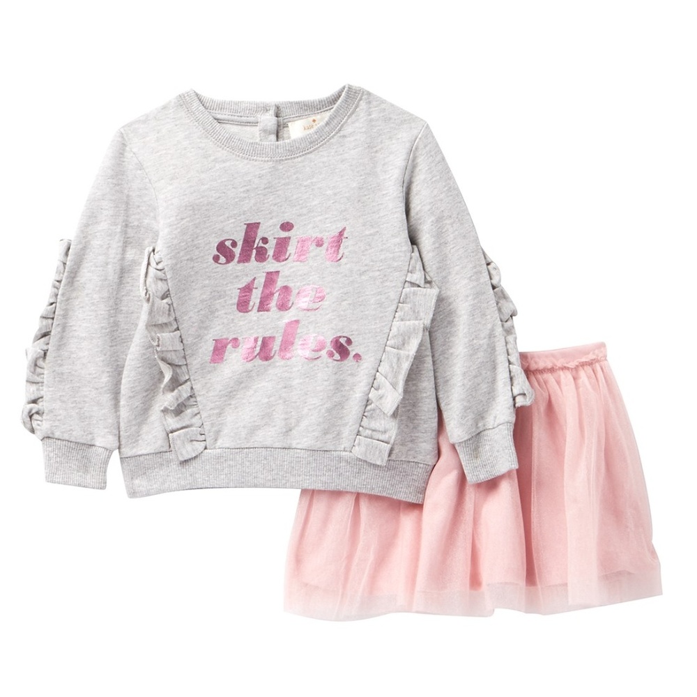 Kate Spade Ruffle Shirt and Skirt Set 24 mos Baby